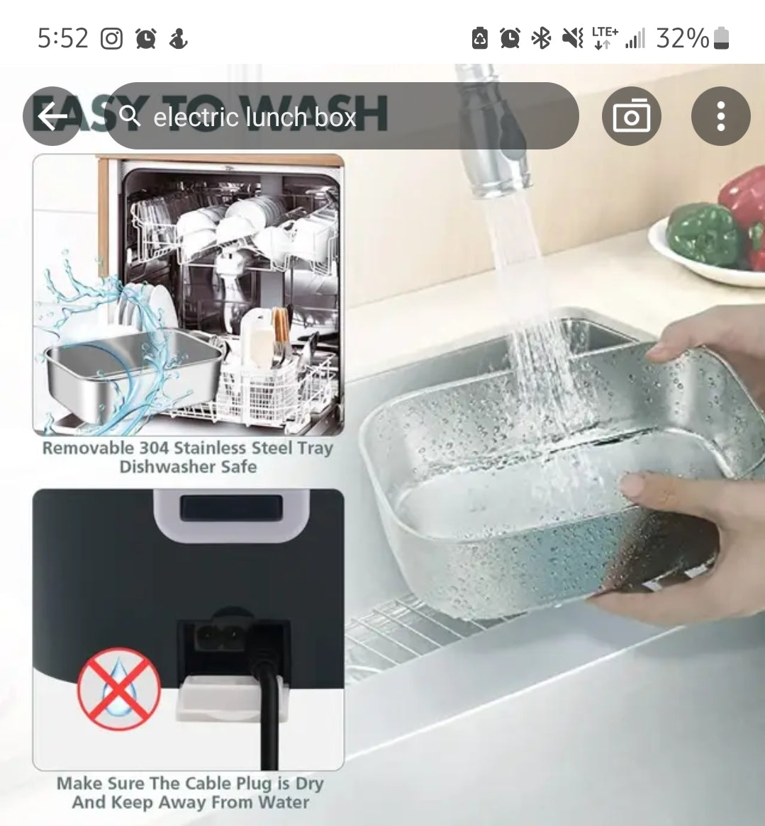 1.8L Self Heating Electic Lunch Box