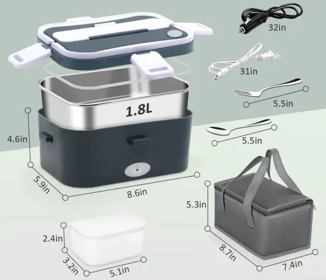 1.8L Self Heating Electic Lunch Box