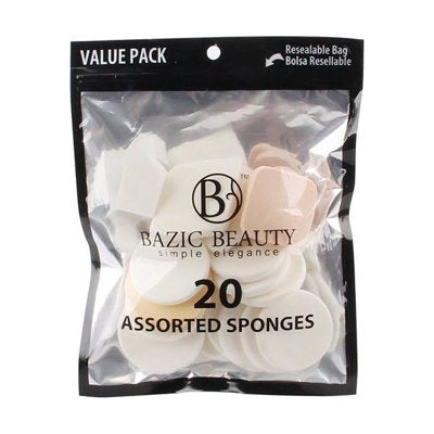 Bazic Beauty Make-up Blender Sponge 20pc