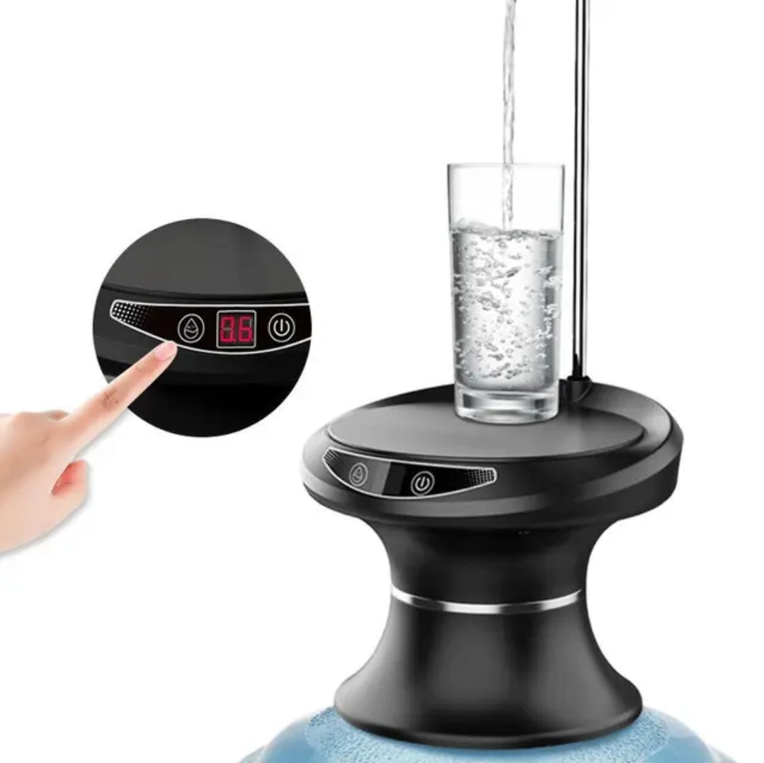 Water bottle dispenser pump