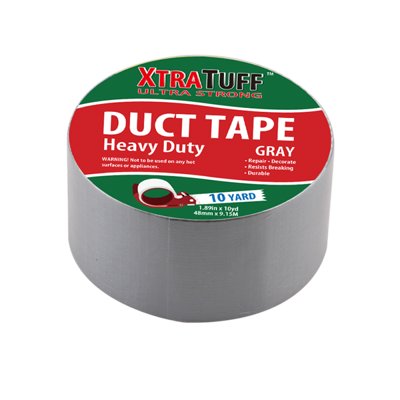 XtraTuff Duct Tape 1.89in by 10yd Silver